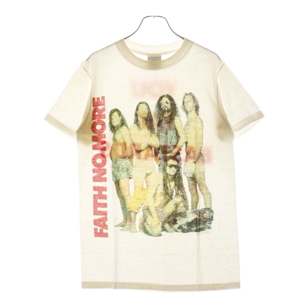 VINTAGE(ヴィンテージ) 90S Faith No More You Fat Bastards フェイスノーモア 両面プリント 半袖Tシャツ ホワイト