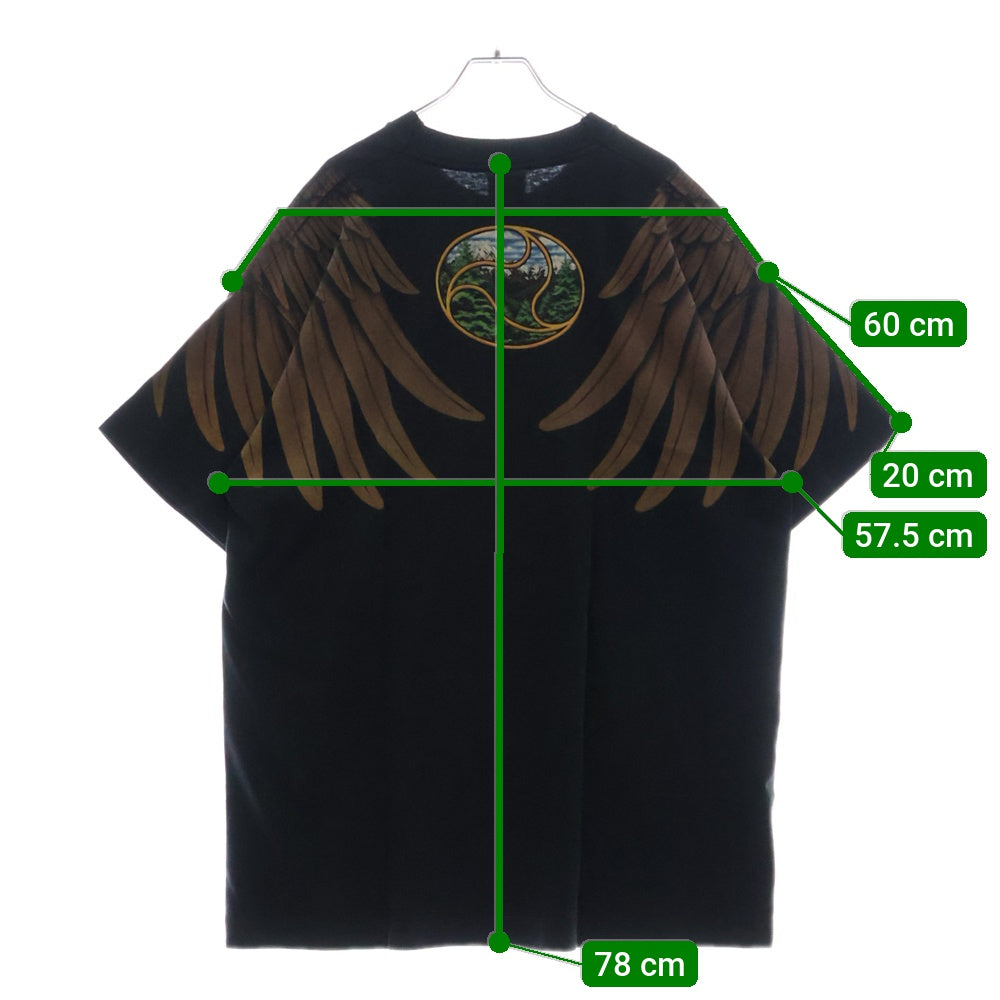 VINTAGE(ヴィンテージ) 90s EAGLE LIQUID BLUE イーグル Tシャツ 半袖カットソー ブラック