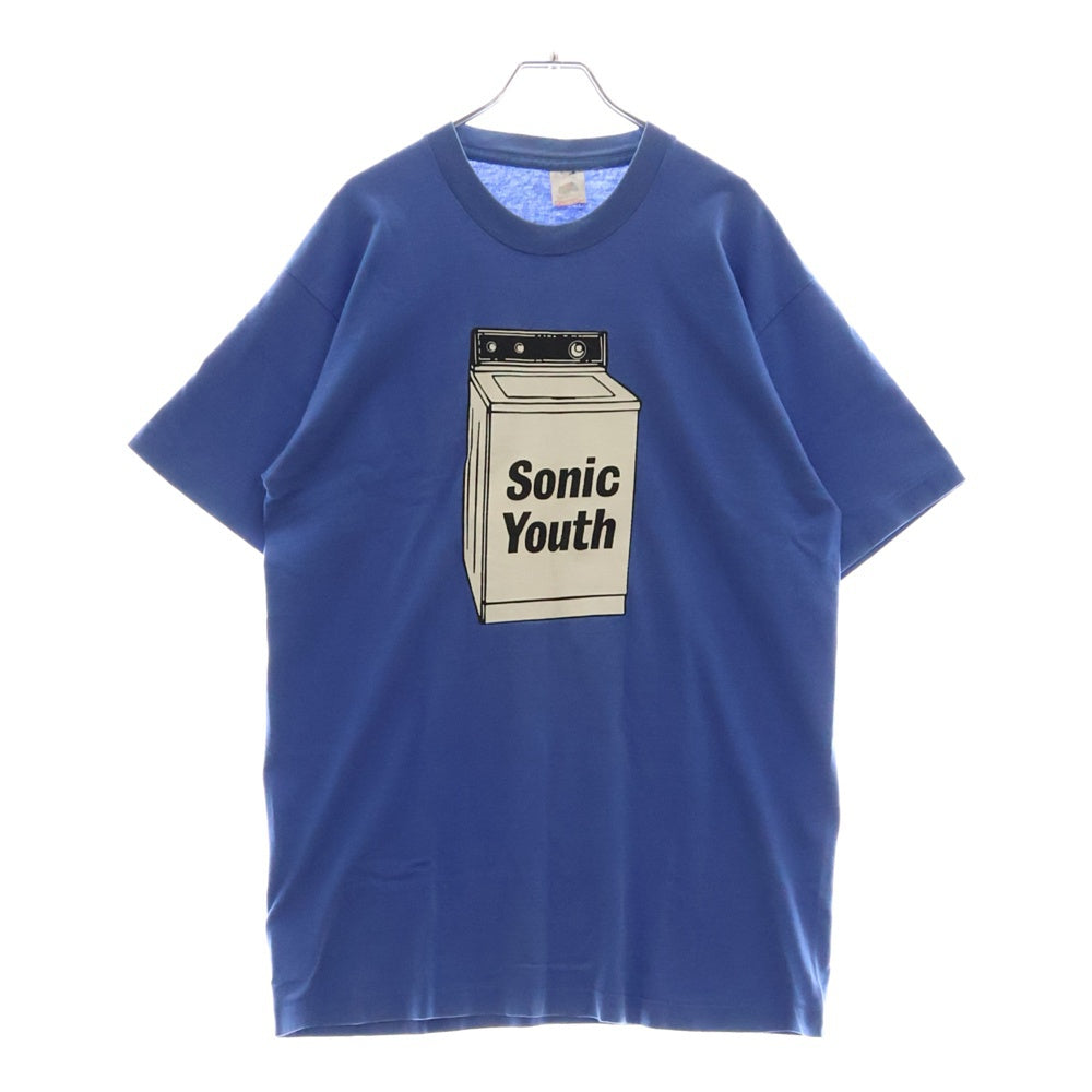 VINTAGE(ヴィンテージ) 90S SONIC YOUTH WASHING MACHINE ソニックユース プリント 半袖Tシャツ ブルー