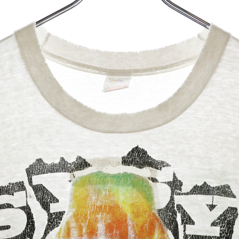 VINTAGE(ヴィンテージ) 90s SONIC YOUTH BOMB POP ICE WHITE TEE ソニックユース 両面プリント半袖Tシャツ カットソー ホワイト