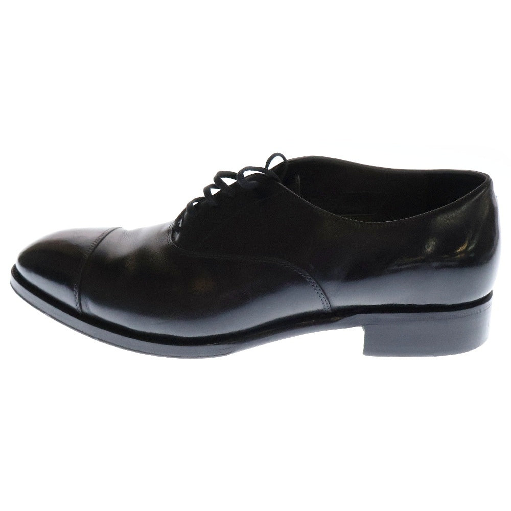 Giacometti(ジャコメッティ) ストレートチップ 内羽根 キャップトゥ レザーオックスフォードシューズ ドレスシューズ ブラック