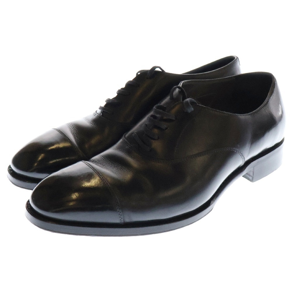 Giacometti(ジャコメッティ) ストレートチップ 内羽根 キャップトゥ レザーオックスフォードシューズ ドレスシューズ ブラック