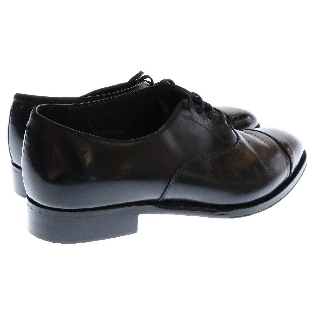 Giacometti(ジャコメッティ) ストレートチップ 内羽根 キャップトゥ レザーオックスフォードシューズ ドレスシューズ ブラック