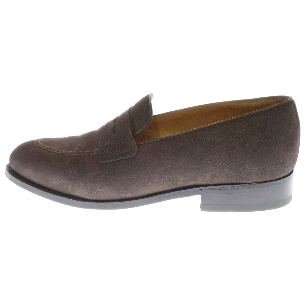 J.M.WESTON(ジェイエムウエストン) 518 スウェード コインローファー ドレスシューズ ブラウン 7