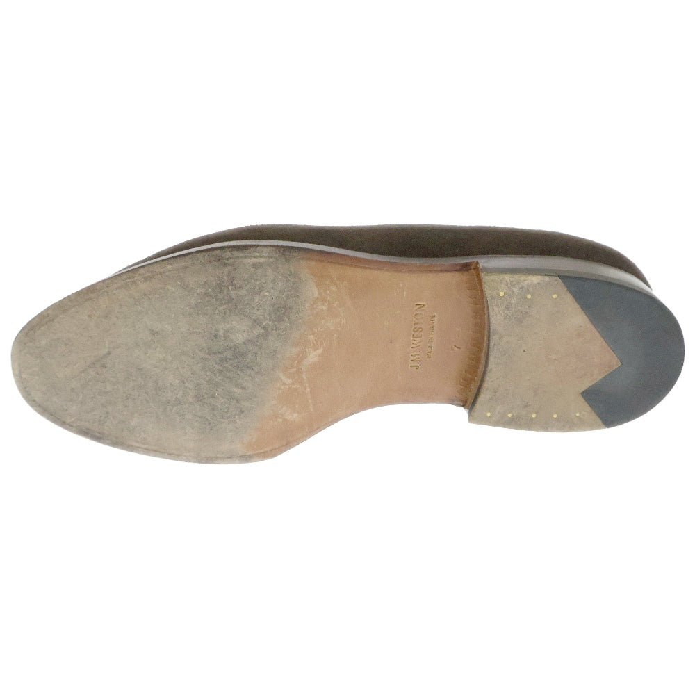 J.M.WESTON(ジェイエムウエストン) 518 スウェード コインローファー ドレスシューズ ブラウン 7