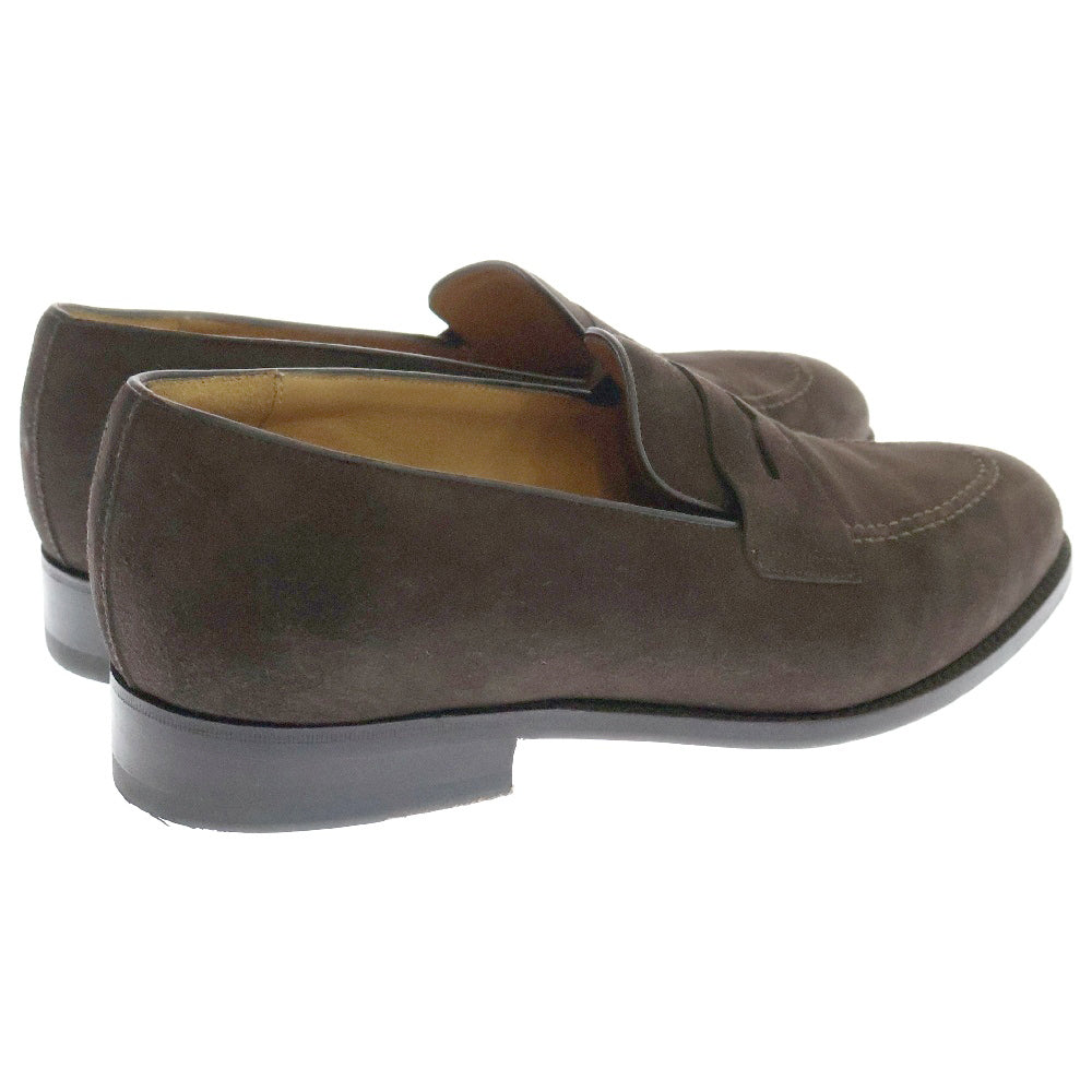 J.M.WESTON(ジェイエムウエストン) 518 スウェード コインローファー ドレスシューズ ブラウン 7