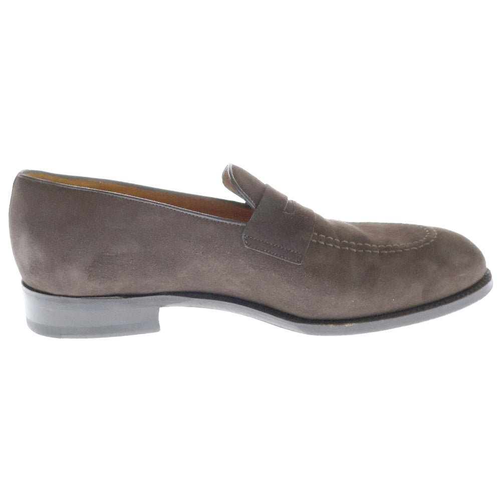 J.M.WESTON(ジェイエムウエストン) 518 スウェード コインローファー ドレスシューズ ブラウン 7