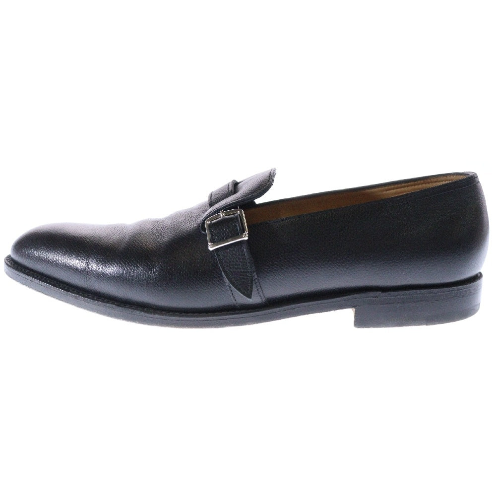 JOHN LOBB(ジョンロブ) DELANO バックルストラップ レザー ローファー ドレスシューズ ブラック