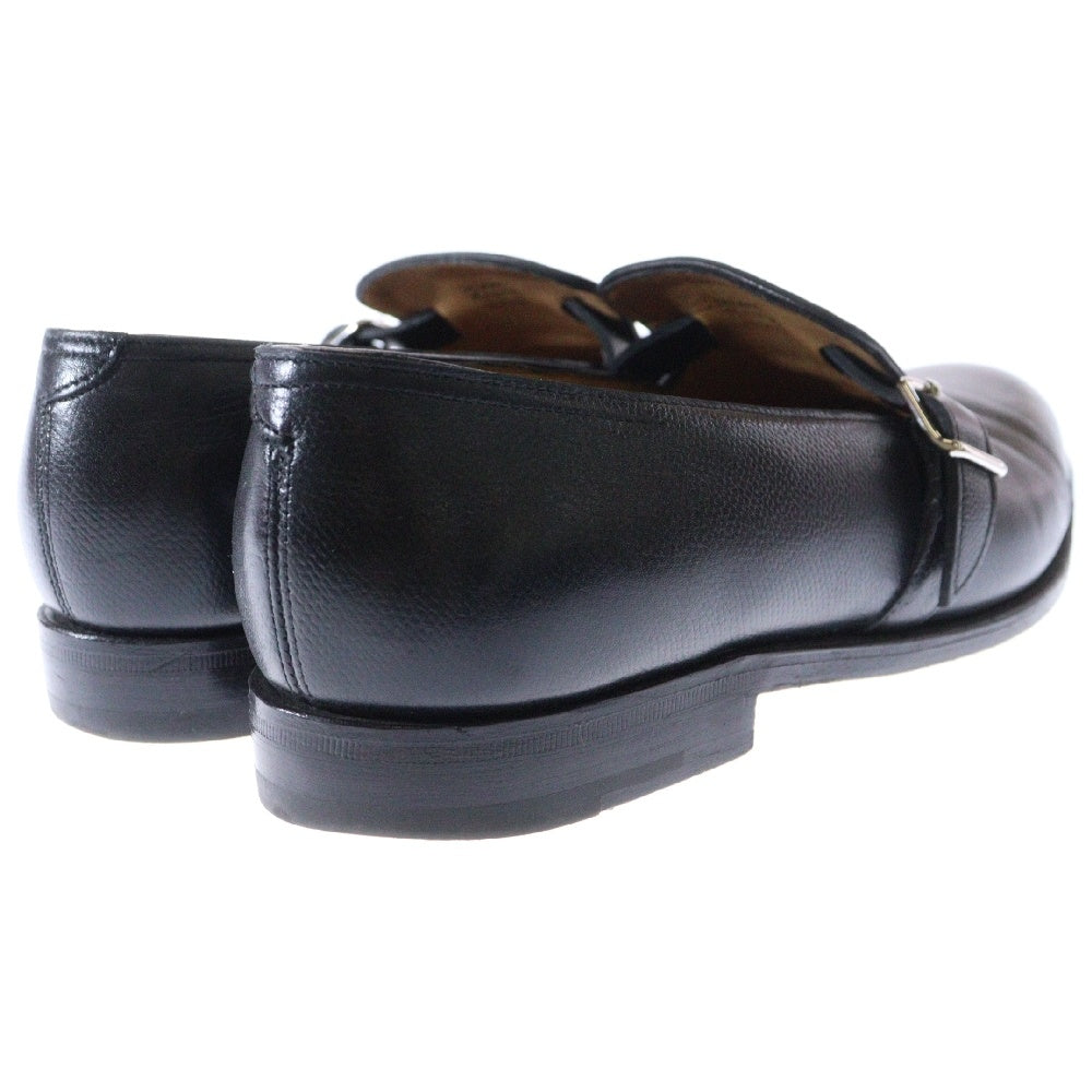 JOHN LOBB(ジョンロブ) DELANO バックルストラップ レザー ローファー ドレスシューズ ブラック