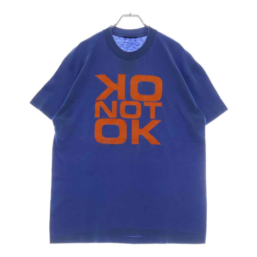 VINTAGE(ヴィンテージ) 90S RADIO HEAD OK COMPUTER レディオヘッド 両面プリント 半袖Tシャツ ブルー