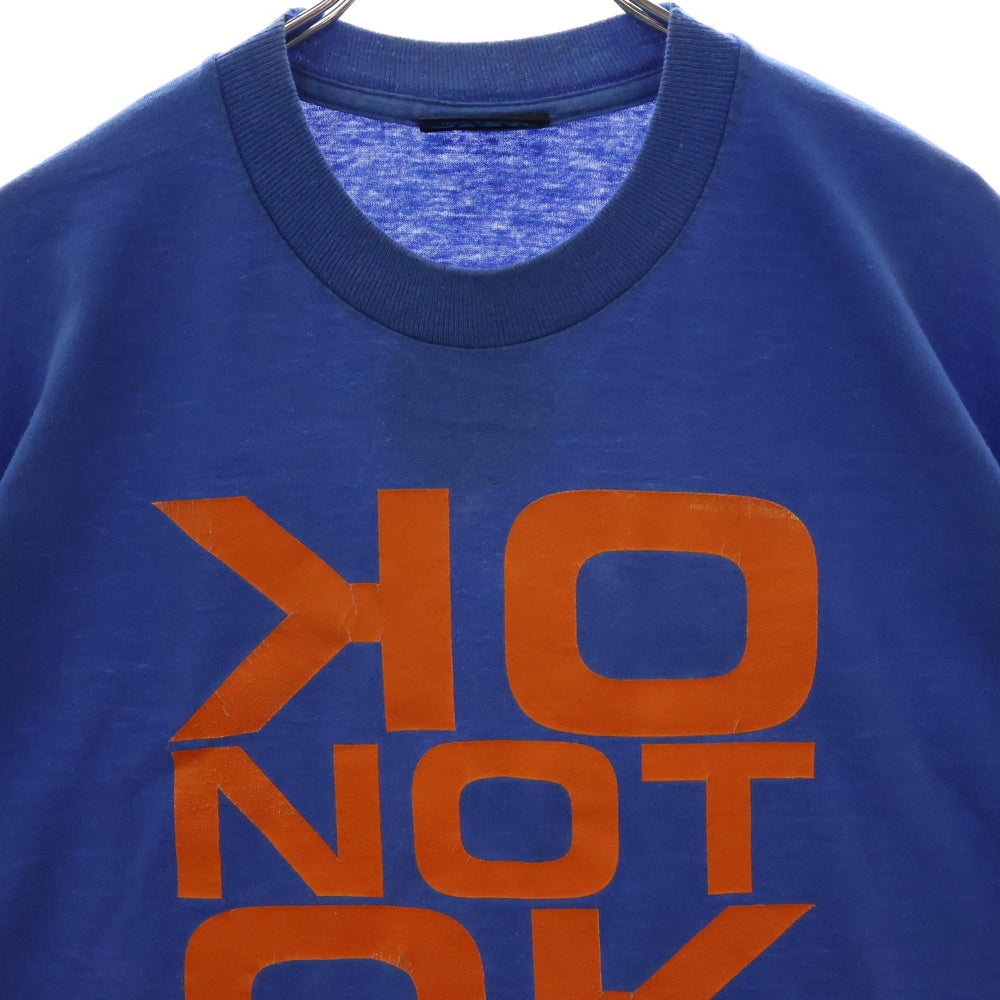 VINTAGE(ヴィンテージ) 90S RADIO HEAD OK COMPUTER レディオヘッド 両面プリント 半袖Tシャツ ブルー
