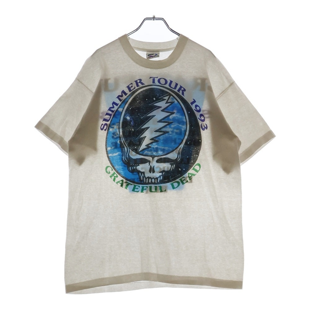 VINTAGE(ヴィンテージ) 90S Grateful Dead Summer Tour 1993 グレイトフルデット 両面プリント 半袖Tシャツ ホワイト
