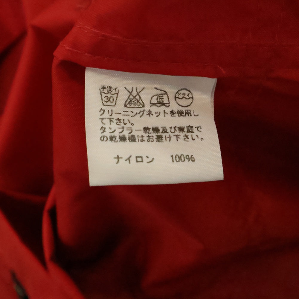 FINAL HOME(ファイナルホーム) 90-00s ARCHIVE PARACHUTE NYLON COAT FH55-FA701-20 多重ジップ ナイロンコート アウター レッド