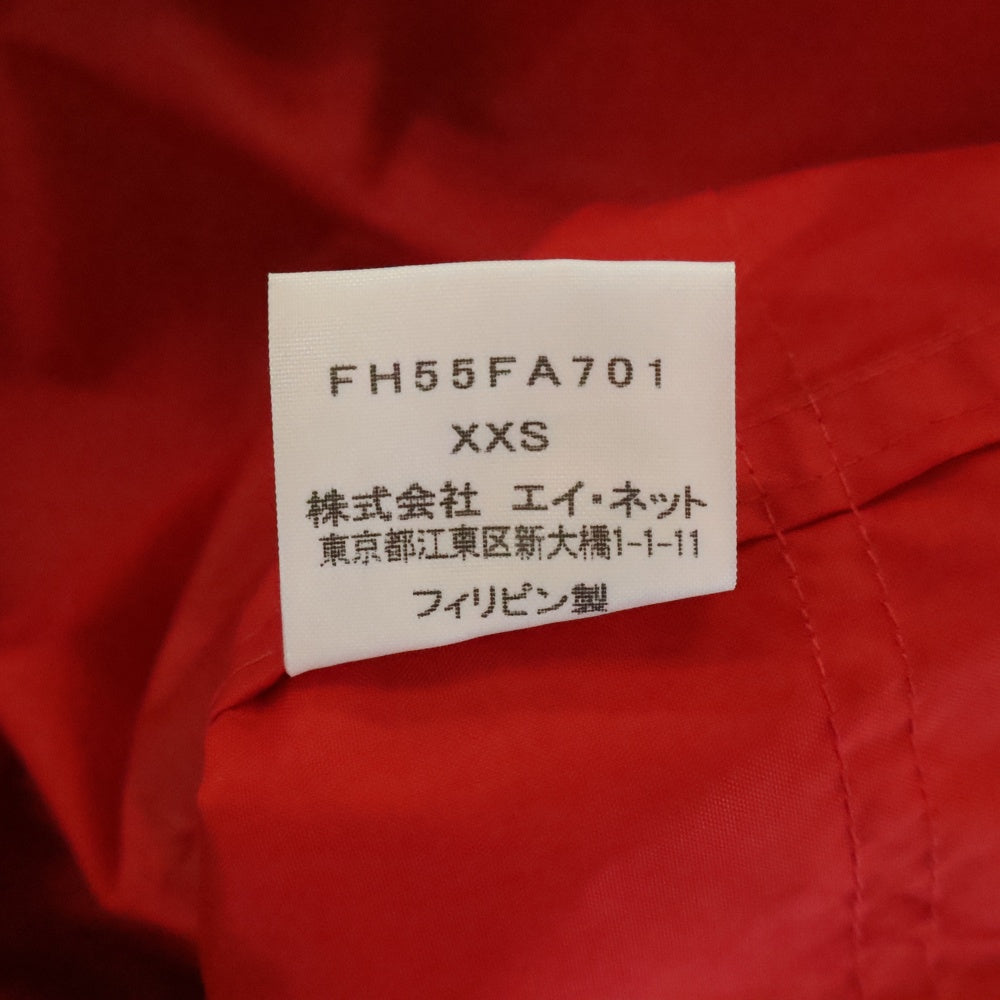 FINAL HOME(ファイナルホーム) 90-00s ARCHIVE PARACHUTE NYLON COAT FH55-FA701-20 多重ジップ ナイロンコート アウター レッド