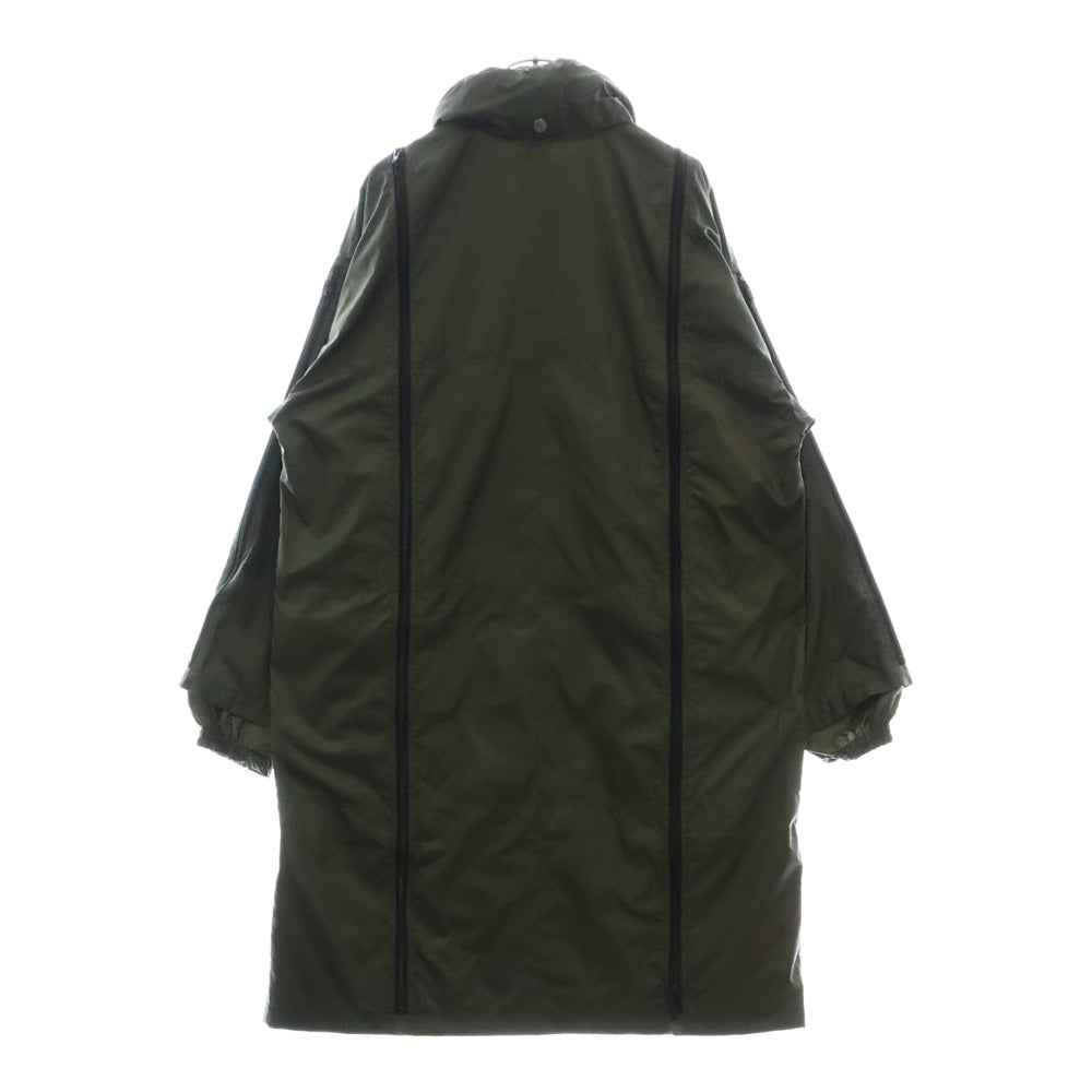 FINAL HOME(ファイナルホーム) 90-00s ARCHIVE PARACHUTE NYLON COAT FH11-FA101-09 多重ジップ ナイロンコート アウター カーキ