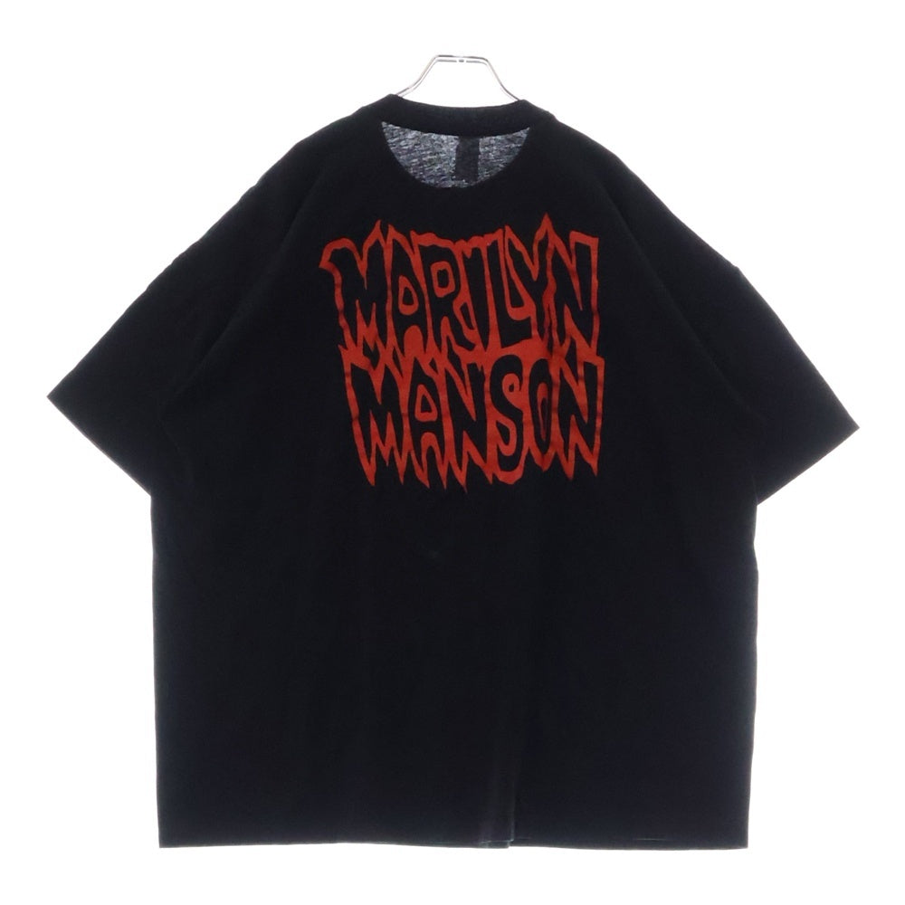 VINTAGE(ヴィンテージ) 90S MARILYN MANSON THE SATANIC ARMY マリリンマンソン サタニックアーミー 両面プリント 半袖Tシャツ