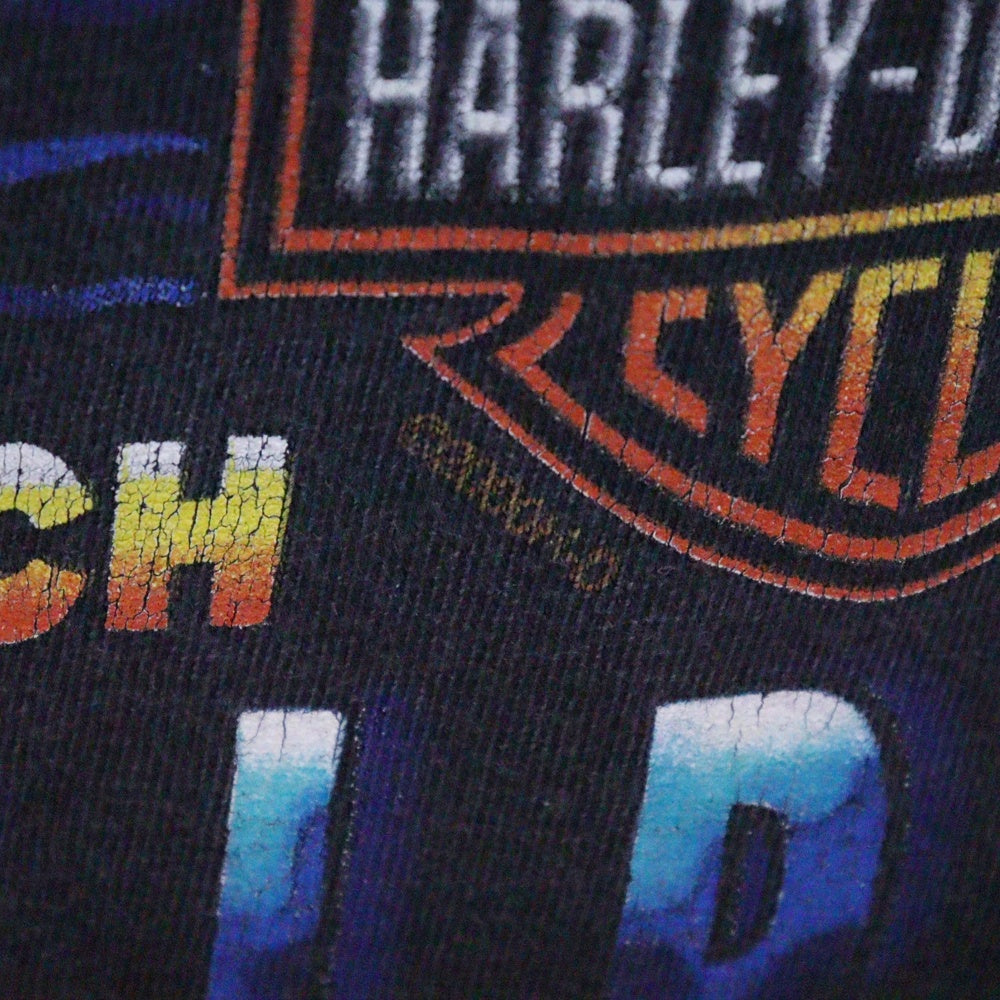 VINTAGE(ヴィンテージ) 00s HARLEY DAVIDSON DAYTONA BIKE WEEK FLORIDA L/S TEE ハーレーダビッドソン ロンT Tシャツ 長袖カットソー ブラック