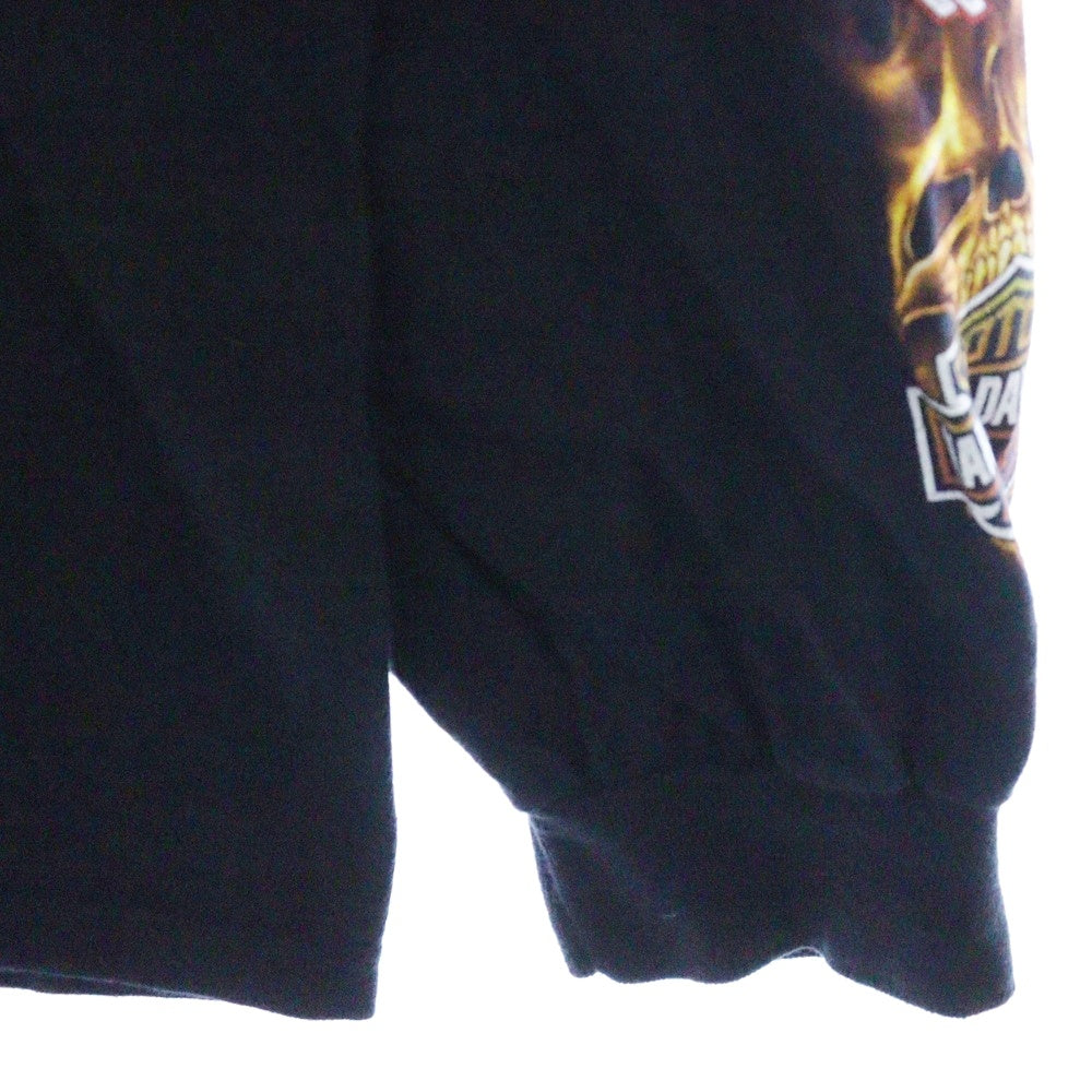 VINTAGE(ヴィンテージ) 00s HARLEY DAVIDSON MOUNTAIN CREEK DALTON L/S TEE ハーレーダビッドソン ロンT Tシャツ 長袖カットソー ブラック