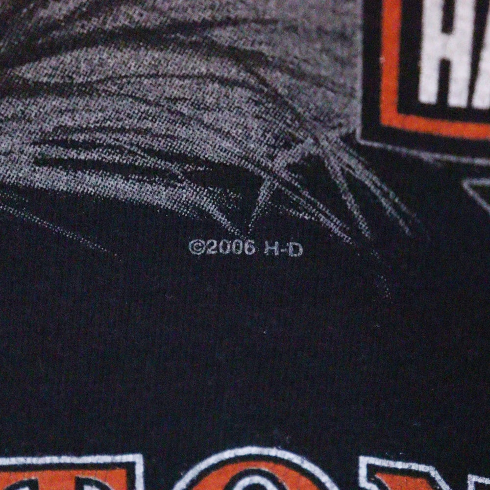 VINTAGE(ヴィンテージ) 00s HARLEY DAVIDSON MOUNTAIN CREEK DALTON L/S TEE ハーレーダビッドソン ロンT Tシャツ 長袖カットソー ブラック