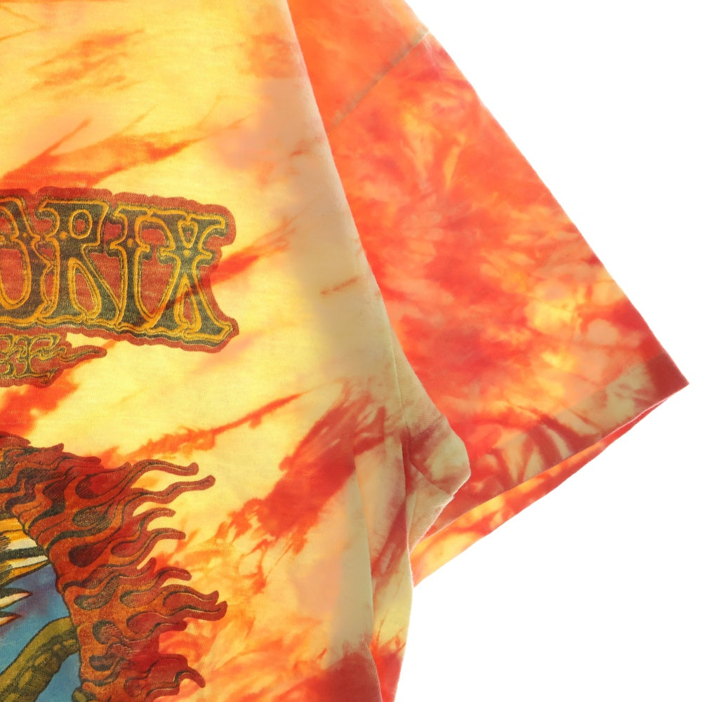 VINTAGE(ヴィンテージ) 80S Jimi Hendrix flying eye ball ジミヘンドリックス フライングアイボール タイダイ染め 半袖Tシャツ レッド