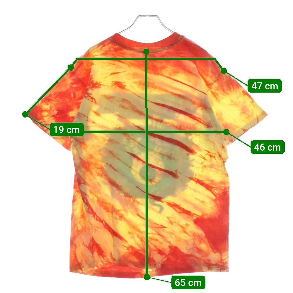 VINTAGE(ヴィンテージ) 80S Jimi Hendrix flying eye ball ジミヘンドリックス フライングアイボール タイダイ染め 半袖Tシャツ レッド