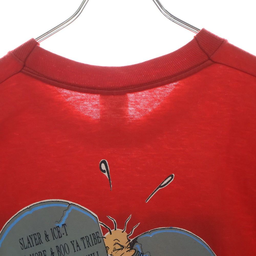 VINTAGE(ヴィンテージ) 90S JUDGMENT NIGHT SOUNDTRACK ジャッジメントナイト 両面プリント 半袖Tシャツ レッド