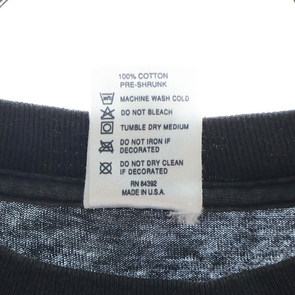 VINTAGE(ヴィンテージ) 90S ANTHRAX KNOW NO COLORS アンスラックス 両面プリント 半袖Tシャツ ブラック