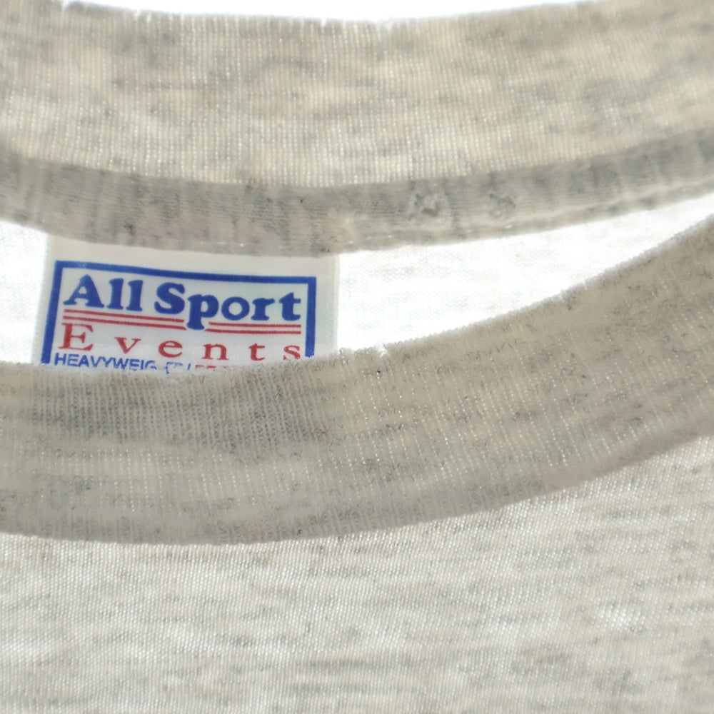 VINTAGE(ヴィンテージ) 90S OASIS GREY LOGO オアシス 両面プリント 半袖Tシャツ グレー