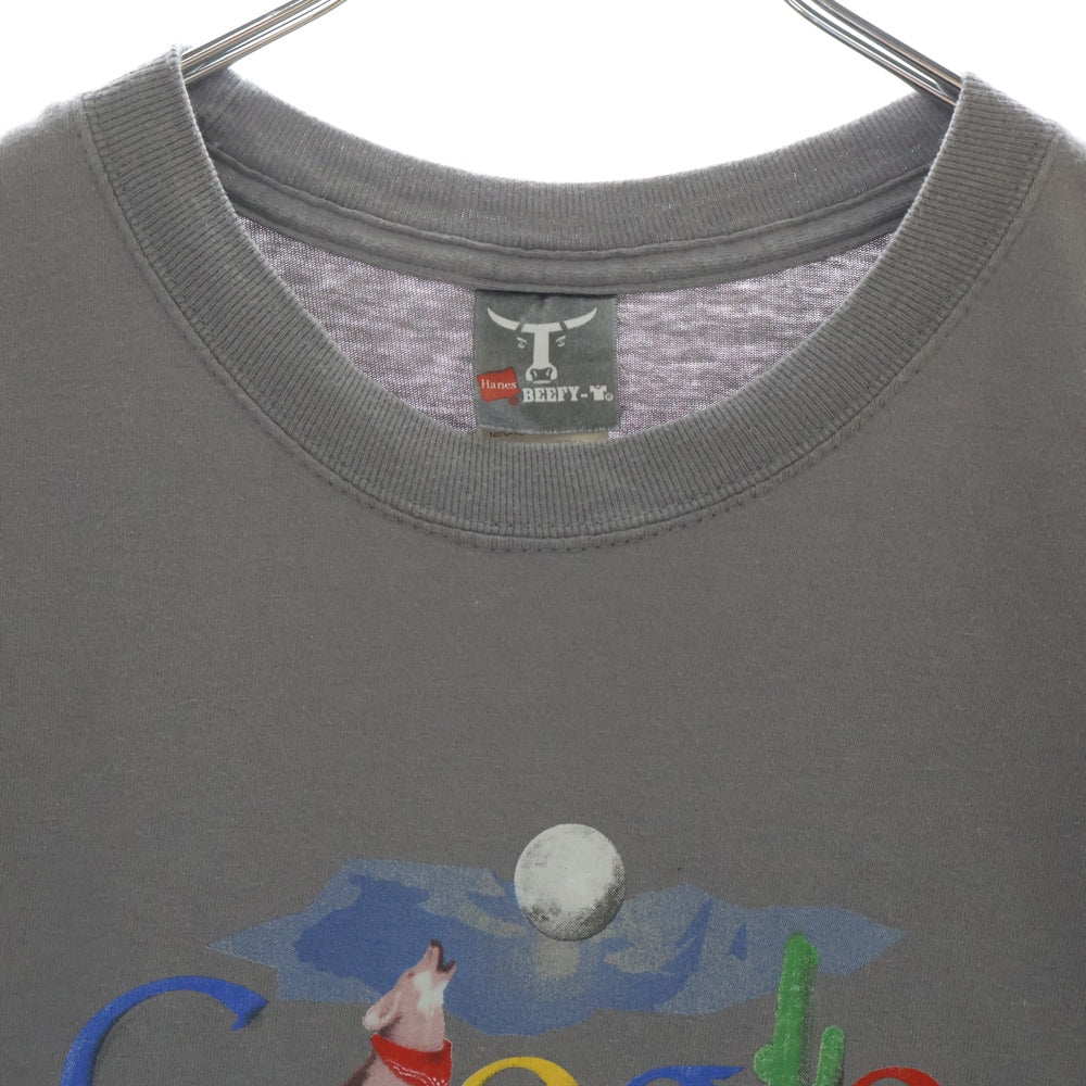 VINTAGE(ヴィンテージ) 90S Google 企業ロゴプリント 半袖Tシャツ グレー