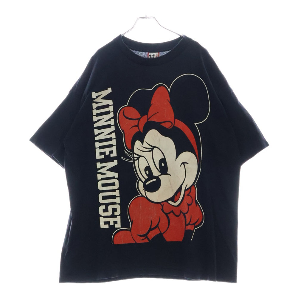 VINTAGE(ヴィンテージ) 90S MINNIE MOUSE ミニー 両面プリント 半袖Tシャツ ブラック