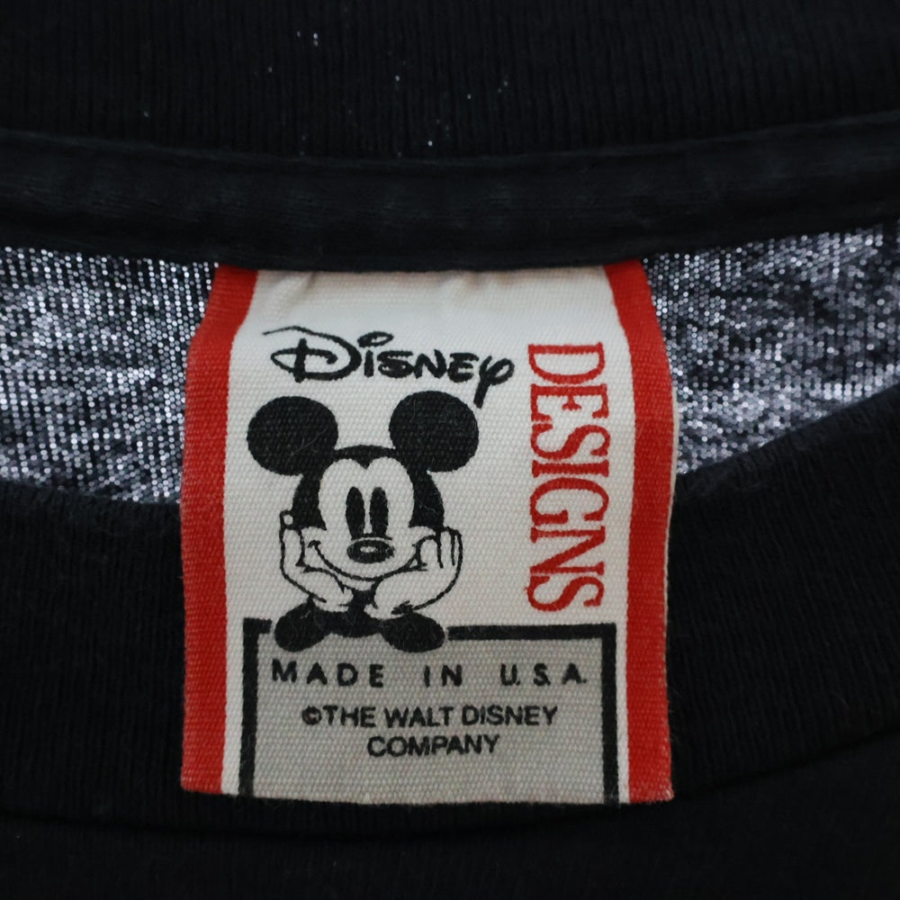 VINTAGE(ヴィンテージ) 90S MINNIE MOUSE ミニー 両面プリント 半袖Tシャツ ブラック