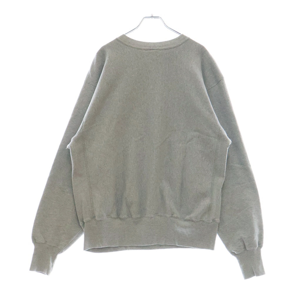 CHAMPION(チャンピオン) 90S 刺繍タグ NOTRE DAME REVERSE WEAVE カレッジロゴ 三段プリント リバースウィーブ クルーネックスウェット グレー