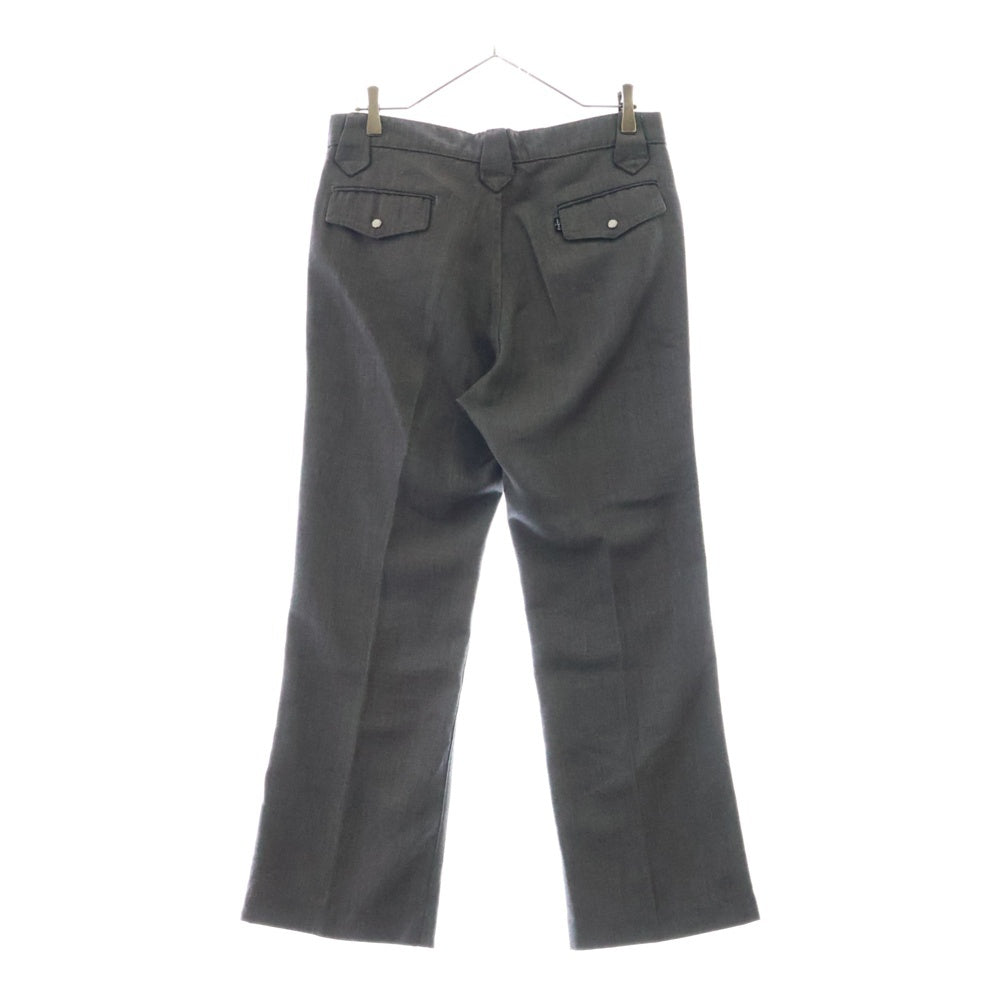 Levi's(リーバイス) 80S 42TALON ウエスタンデザイン ブーツカット トラウザーパンツ グレー