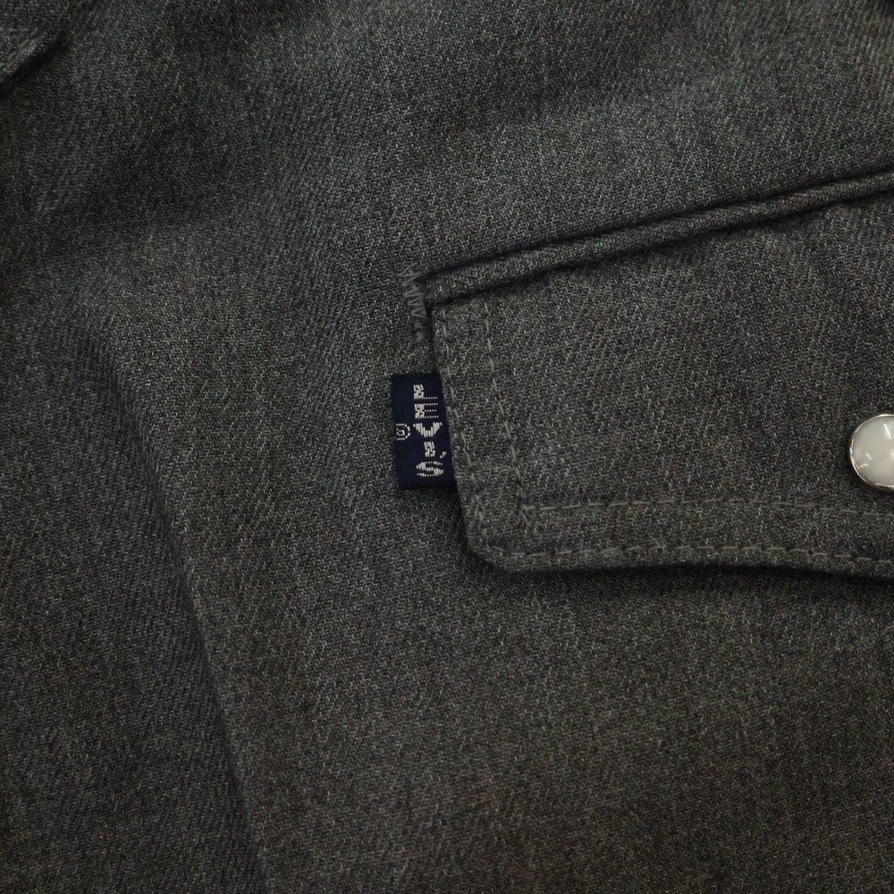 Levi's(リーバイス) 80S 42TALON ウエスタンデザイン ブーツカット トラウザーパンツ グレー