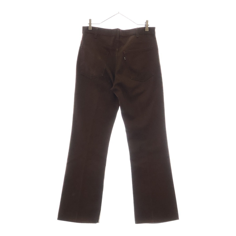 Levi's(リーバイス) 80S STA-PREST 42TALON スタプレ コーデュロイ ブーツカット トラウザー パンツ ブラウン