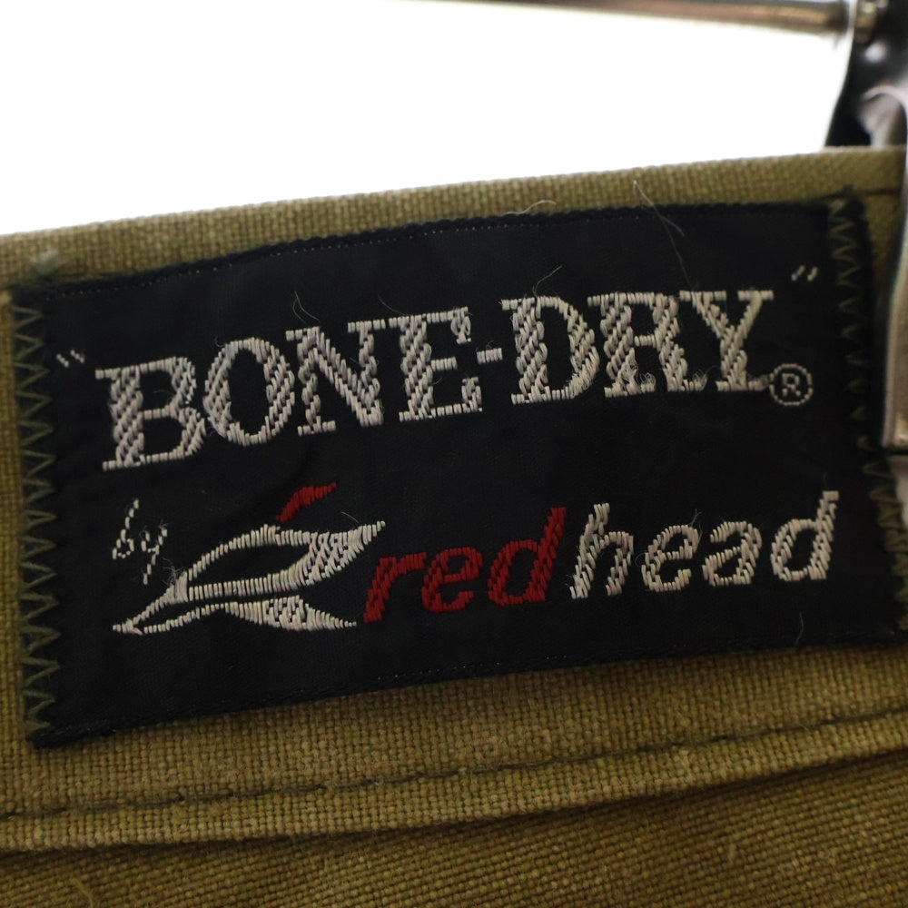 VINTAGE(ヴィンテージ) 60-70S RED HEAD BONE-DRY ダックワークパンツ カーキ