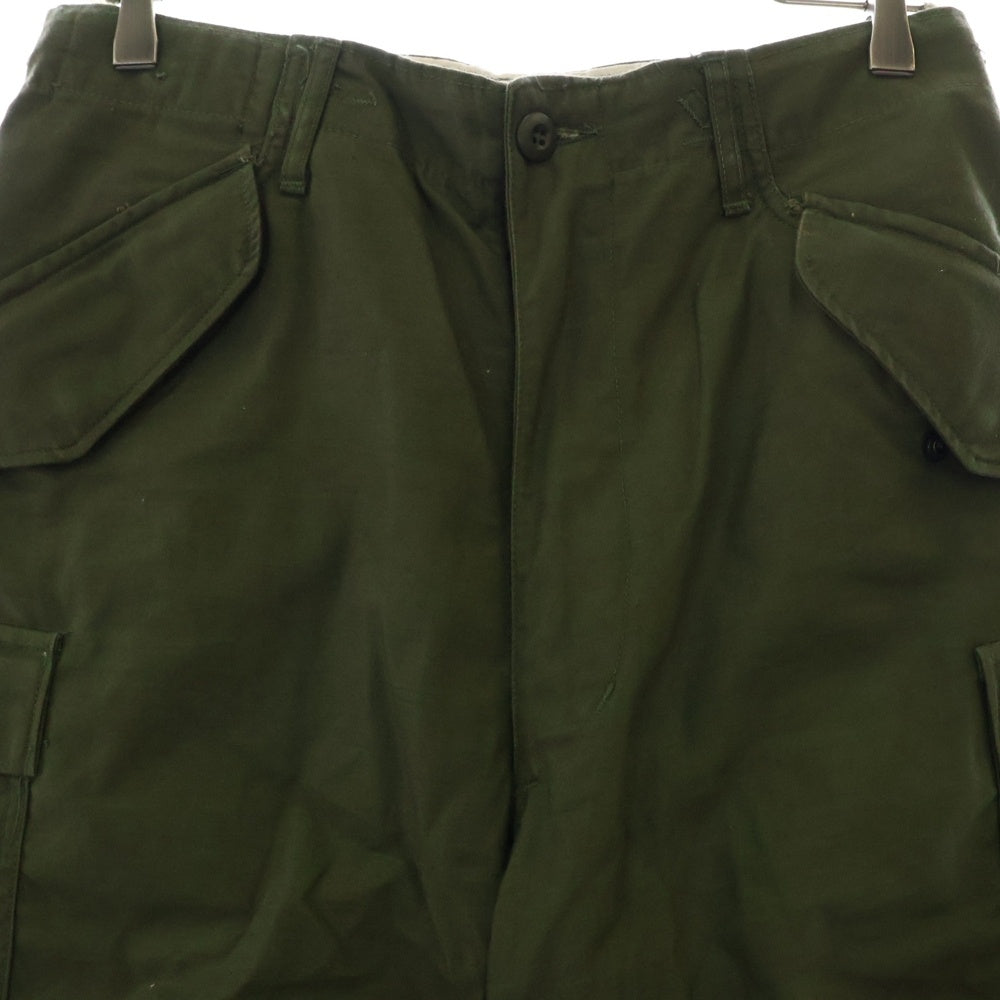 VINTAGE(ヴィンテージ) 60S US ARMY M-65 初期 フィールドトラウザー カーゴパンツ カーキ 100-67-C-4703