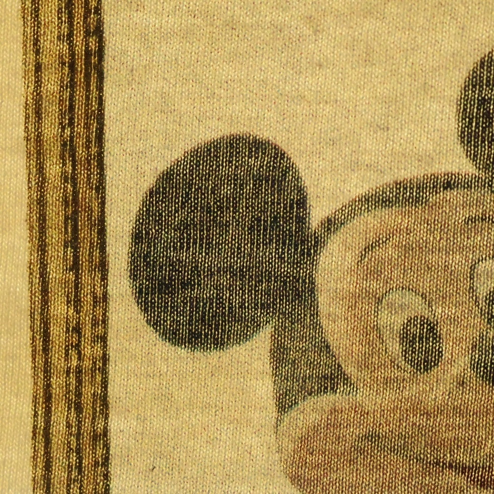 VINTAGE(ヴィンテージ) 90s DISNEY MICKEY NORMAN ROCKWELL ディズニー ミッキーマウス ノーマンロックウェル Tシャツ 半袖カットソー アイボリー