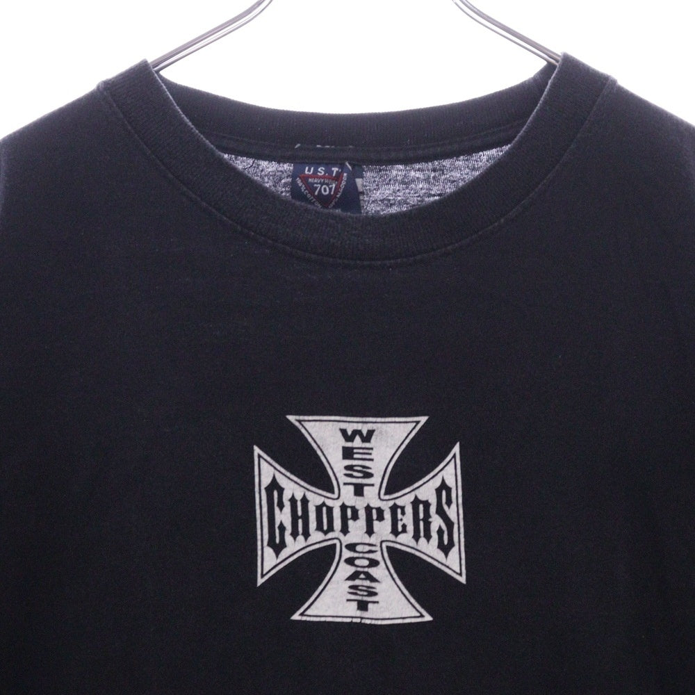 VINTAGE(ヴィンテージ) 90s WEST COAST CHOPPERS TEE ウェストコーストチョッパーズ 両面プリント Tシャツ 半袖カットソー ブラック