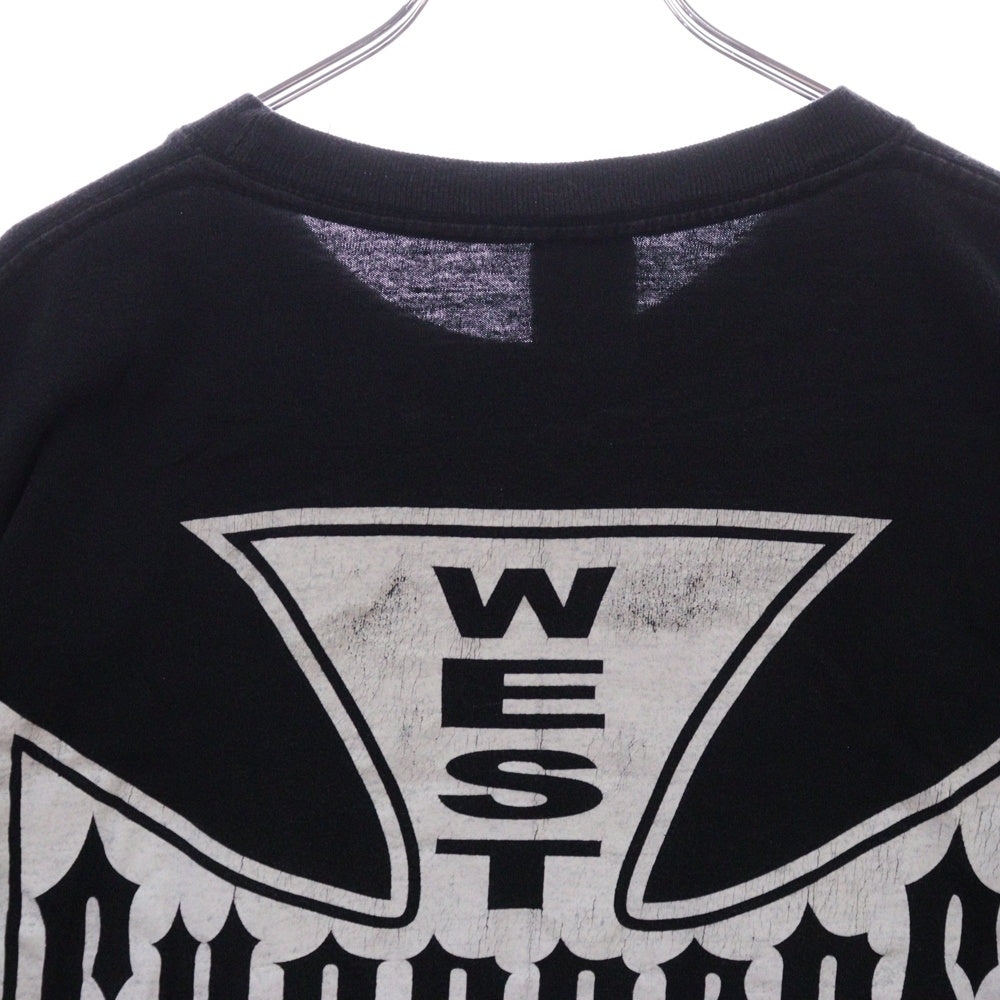 VINTAGE(ヴィンテージ) 90s WEST COAST CHOPPERS TEE ウェストコーストチョッパーズ 両面プリント Tシャツ 半袖カットソー ブラック