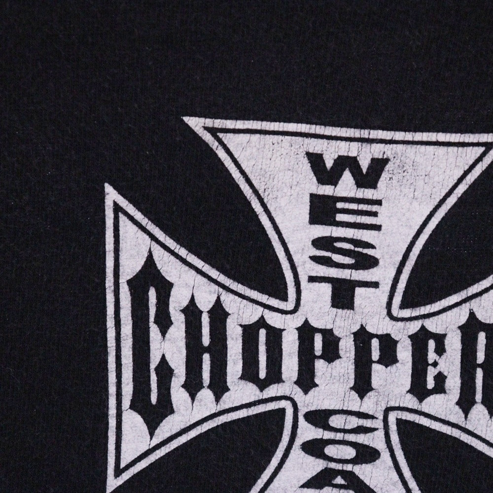 VINTAGE(ヴィンテージ) 90s WEST COAST CHOPPERS TEE ウェストコーストチョッパーズ 両面プリント Tシャツ 半袖カットソー ブラック