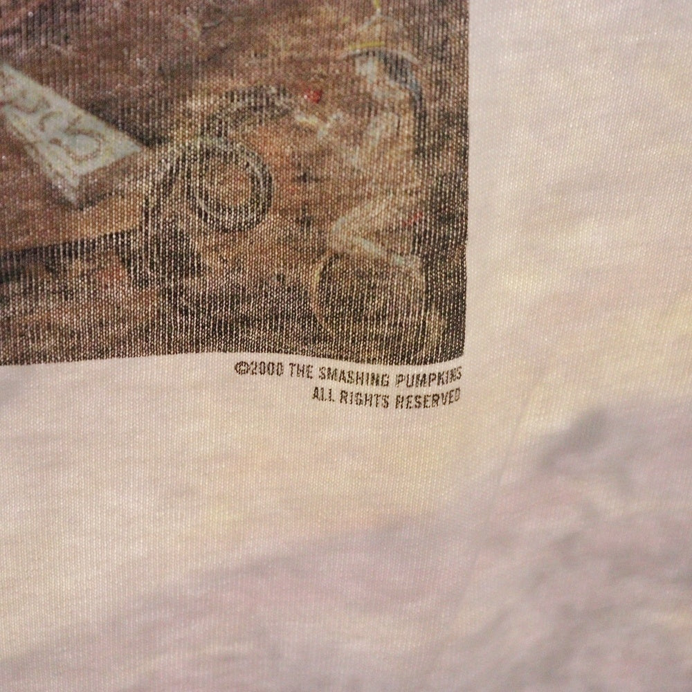 VINTAGE(ヴィンテージ) 00s THE SMASHING PUMPKINS MACHINA ザスマッシングパンプキンズ Tシャツ 半袖カットソー ホワイト