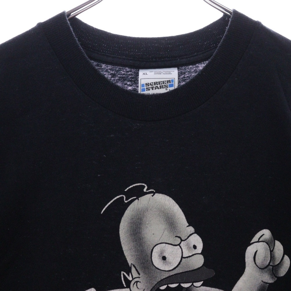 VINTAGE(ヴィンテージ) 90s SIMPSONS FAN1 シンプソンズ Tシャツ 半袖カットソー ブラック