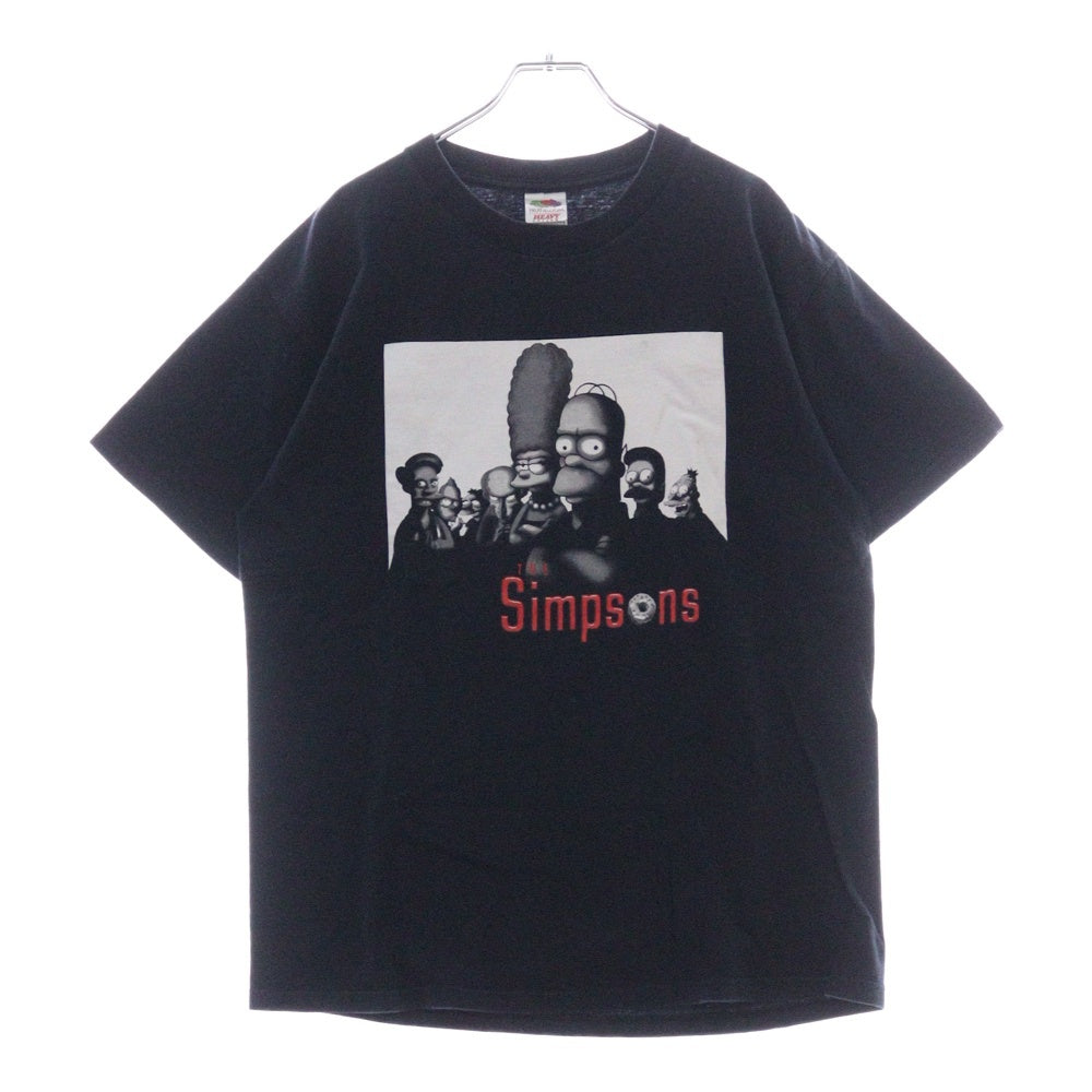 VINTAGE(ヴィンテージ) 90s THE SIMPSONS SOPLANOS PARODY シンプソンズ Tシャツ 半袖カットソー ブラック