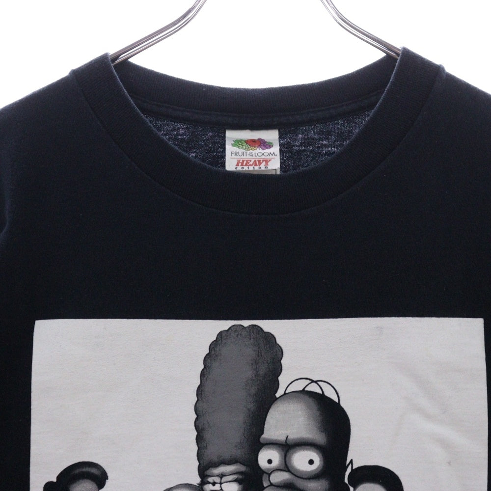 VINTAGE(ヴィンテージ) 90s THE SIMPSONS SOPLANOS PARODY シンプソンズ Tシャツ 半袖カットソー ブラック