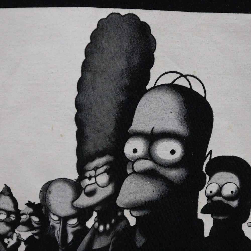 VINTAGE(ヴィンテージ) 90s THE SIMPSONS SOPLANOS PARODY シンプソンズ Tシャツ 半袖カットソー ブラック