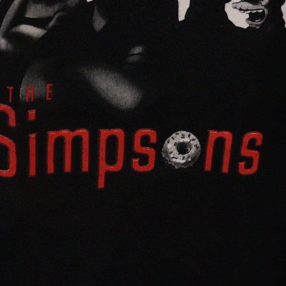 VINTAGE(ヴィンテージ) 90s THE SIMPSONS SOPLANOS PARODY シンプソンズ Tシャツ 半袖カットソー ブラック