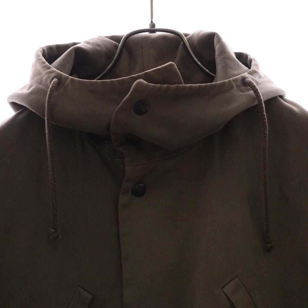 RAF SIMONS(ラフシモンズ) 03AW CLOSER期 Peter Saville DAZZLE SHIPS OMDパッチ ボアライナー付きモッズコート カーキ アーカイブ