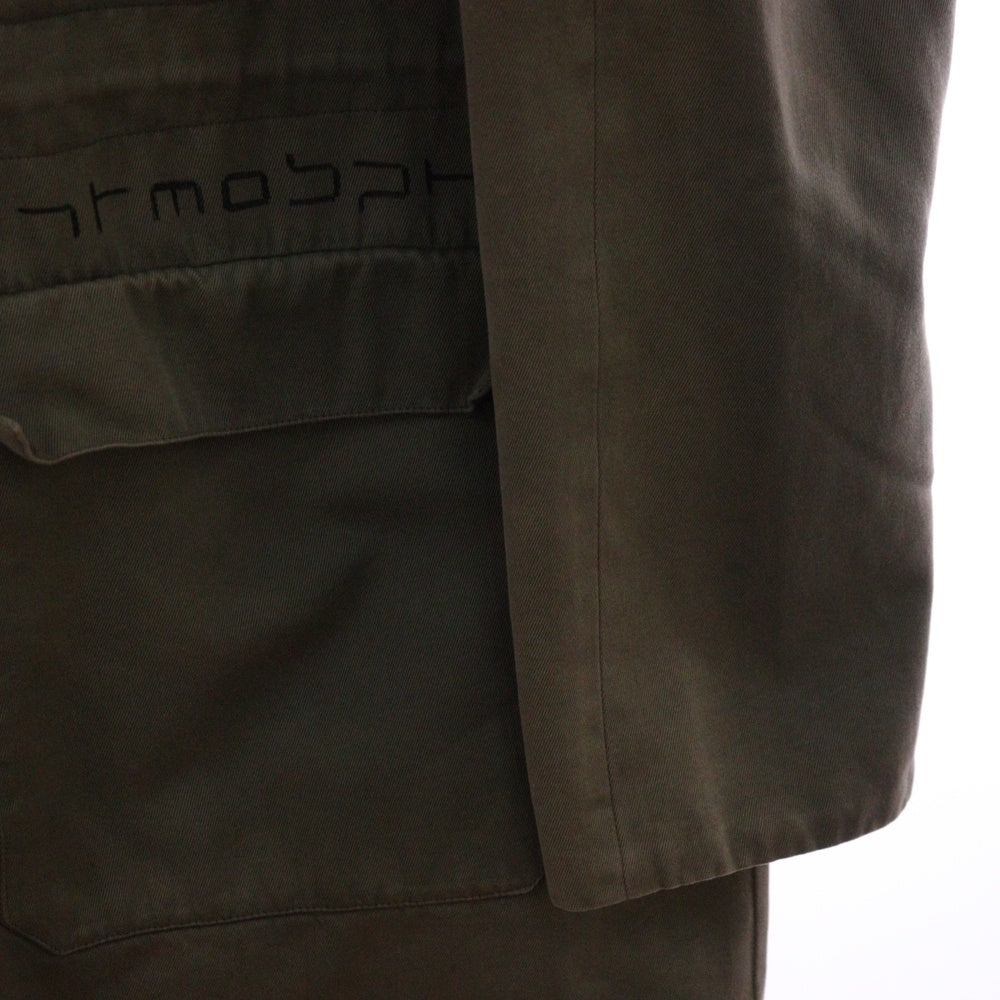 RAF SIMONS(ラフシモンズ) 03AW CLOSER期 Peter Saville DAZZLE SHIPS OMDパッチ ボアライナー付きモッズコート カーキ アーカイブ