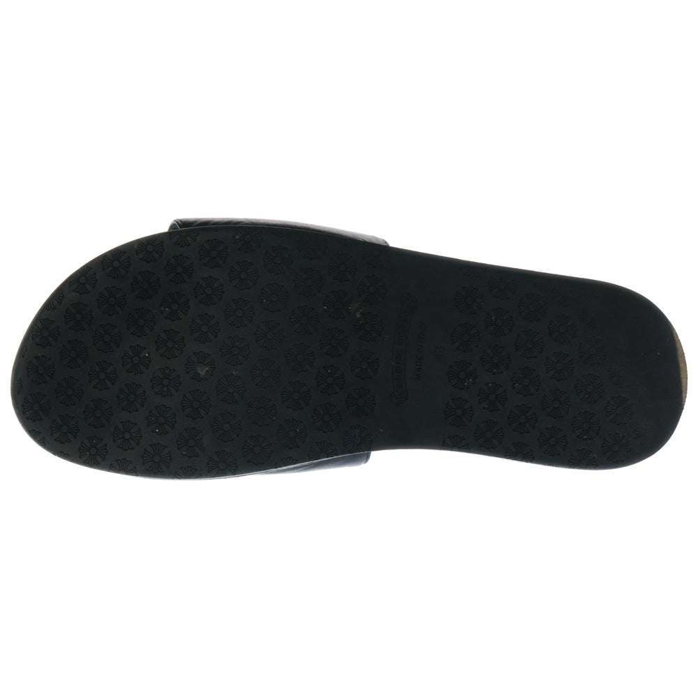 CHROME HEARTS(クロムハーツ) MATTY BOY CHOMPER SLIDE マッティボーイ チョンパー レザースライドサンダル ブラック